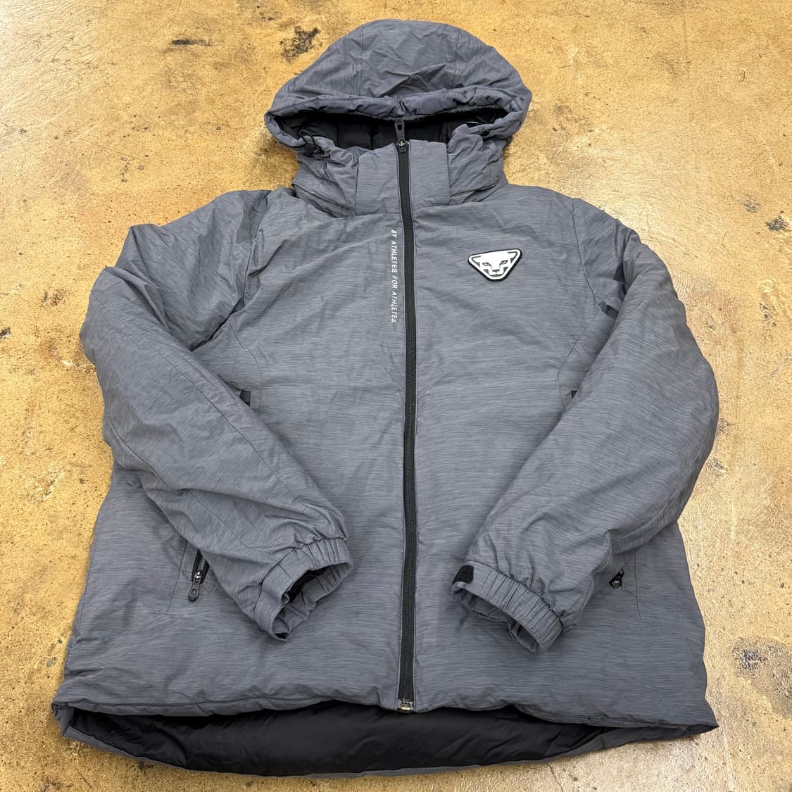 [정품/L] 다이나핏 경량 패딩 후드 그레이 b17 상품이미지2