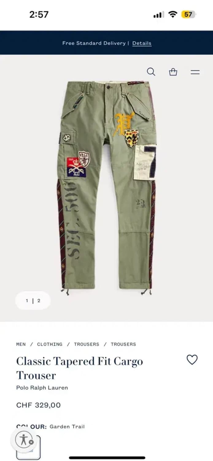 폴로 랄프로렌 카고 30 상품이미지1