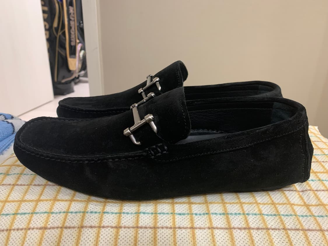 발리 드라이빙 슈즈 스웨이드 블랙 255-260사이즈 상품이미지3