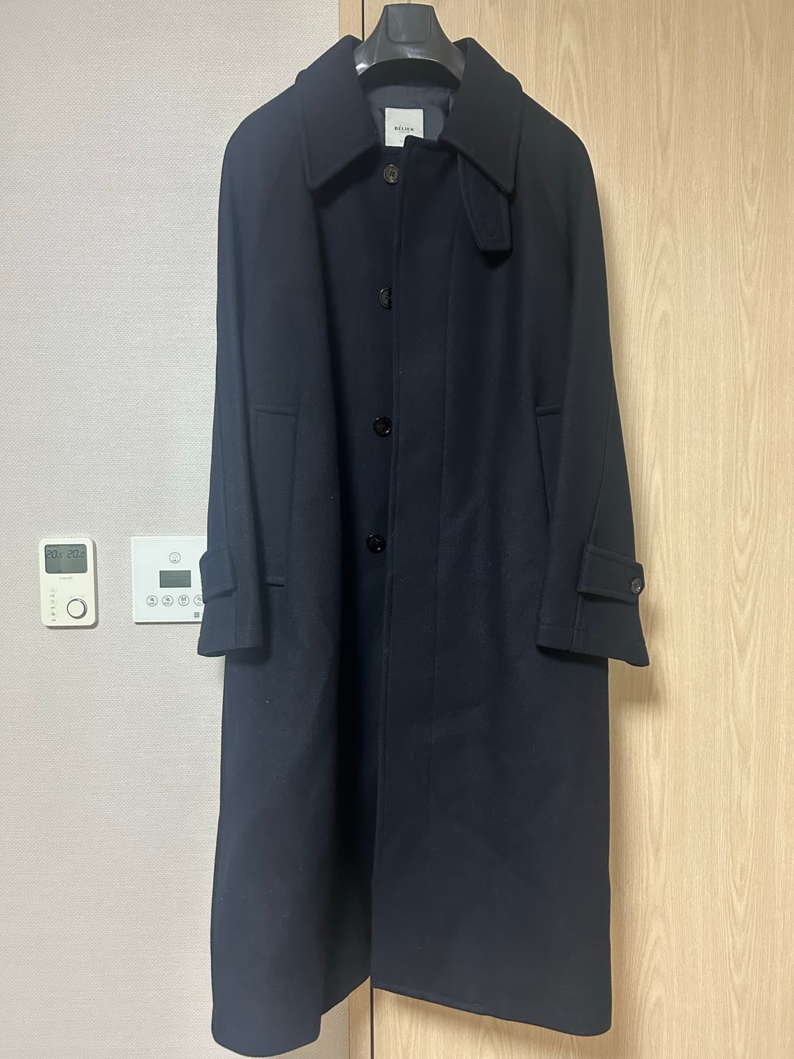 벨리에 맥시 울 발마칸 다크네이비 M 상품이미지1