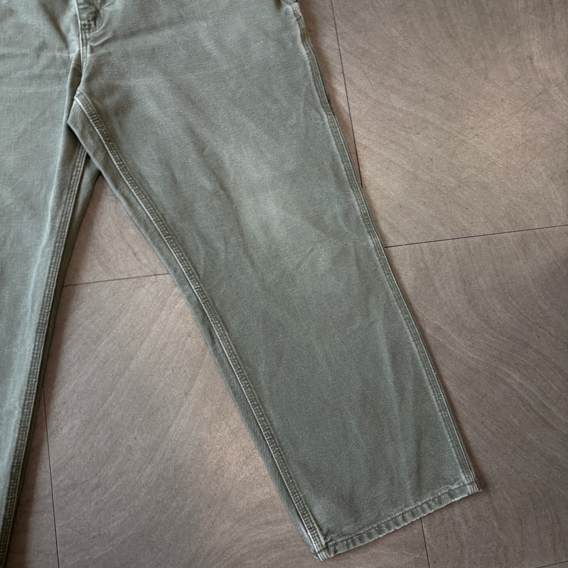 칼하트 오리지널 모스 그린 카펜터 팬츠 바지 상품이미지8