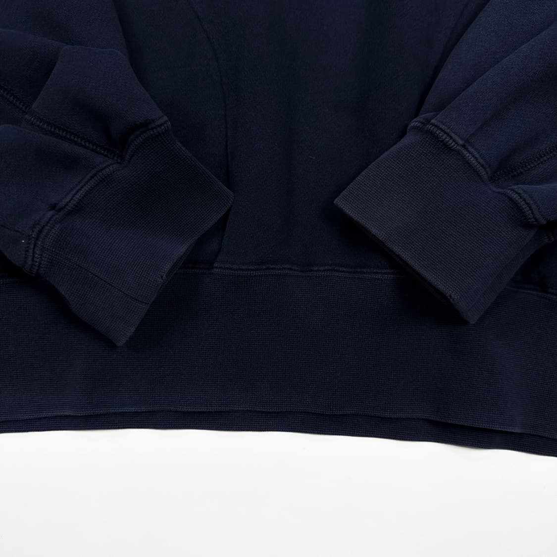 나이키 재팬 올드스쿨 박시핏 하프집 후드티 네이비 L 상품이미지4