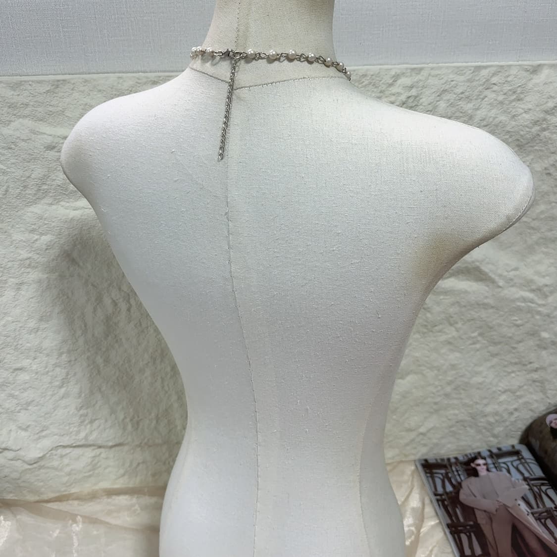 빈티지 퍼플 악마의 눈 오리엔탈 진주 목걸이 상품이미지3