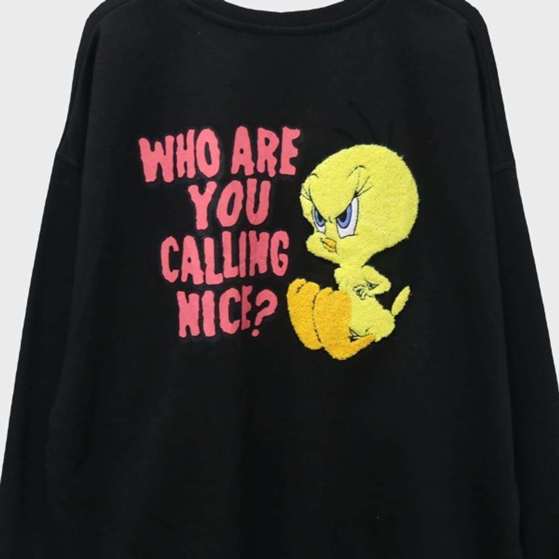 루니툰즈 블랙 부클 맨투맨 60138 상품이미지5