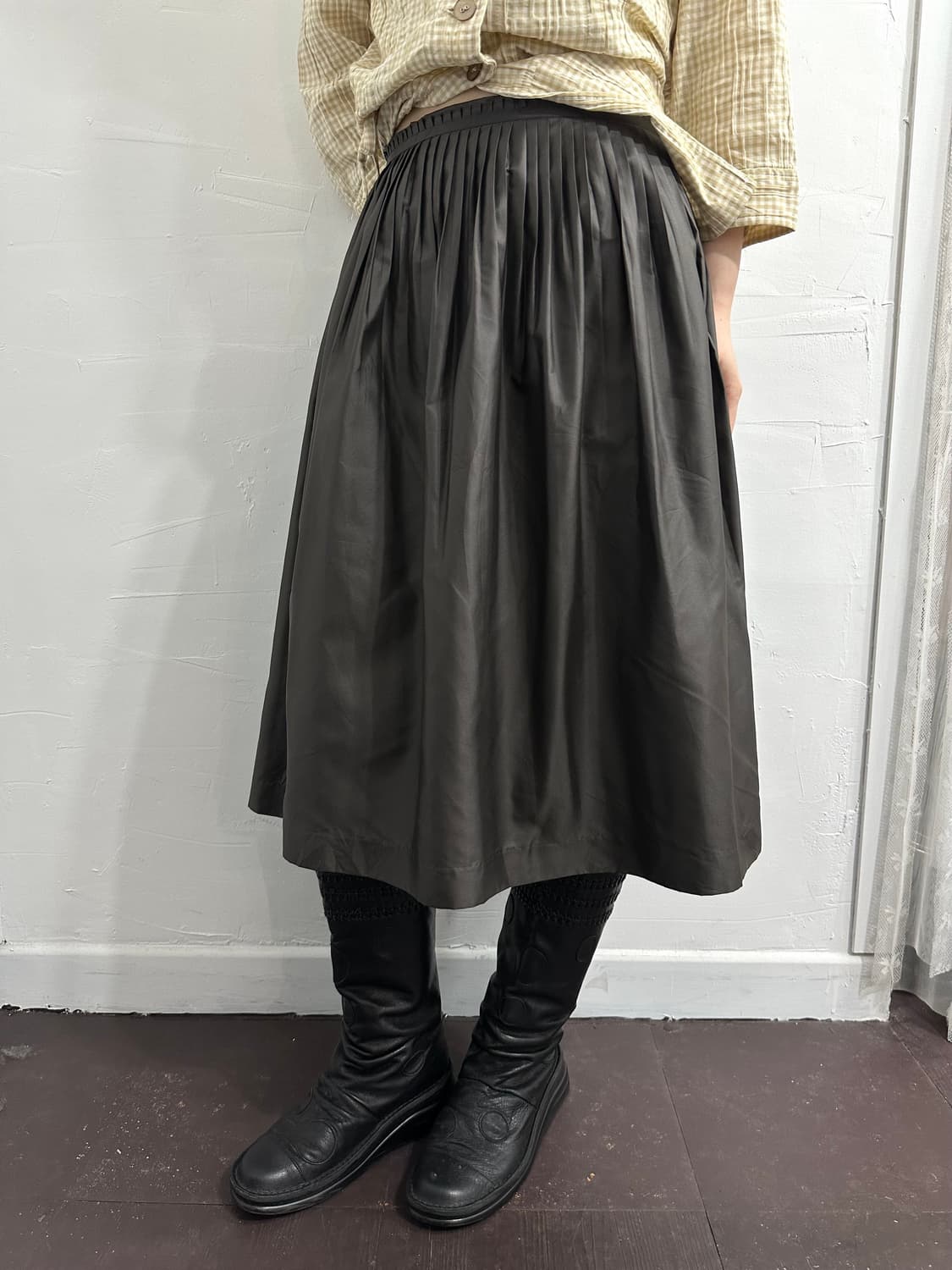 pleats midi skirt 상품이미지3