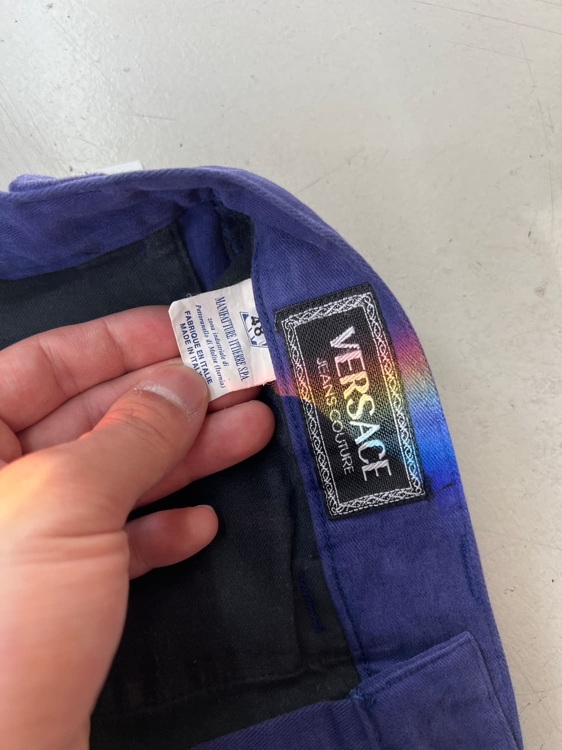 베르사체 진스 꾸뛰르 코튼팬츠 상품이미지3