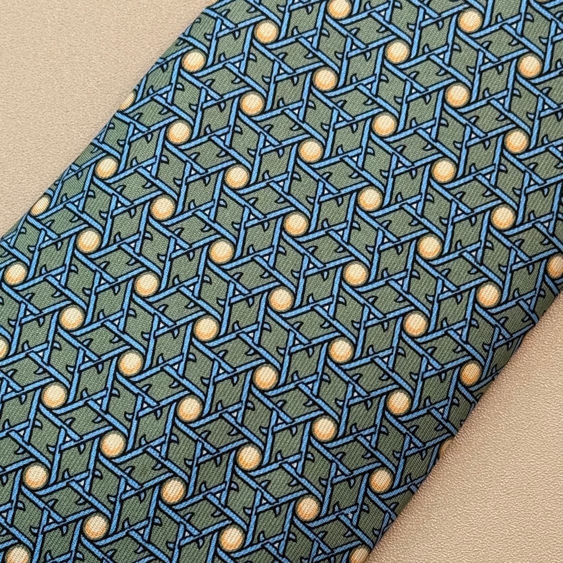 에르메스 Hermes 빈티지 레트로 실크 넥타이 상품이미지2