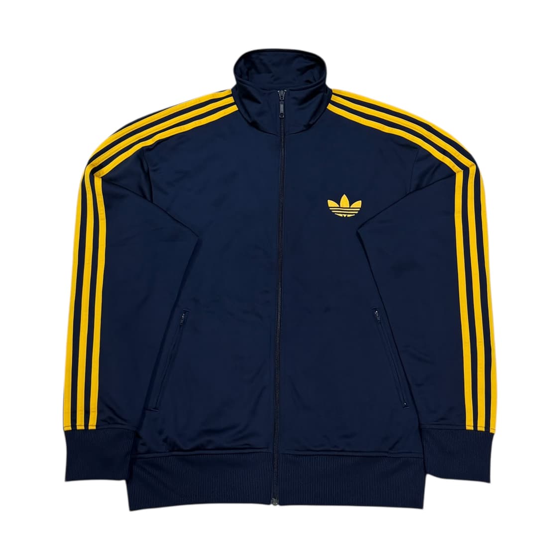 아디다스 빈티지 구파 파이어버드 네이비 옐로우 남노 트랙탑 져지 XL 상품이미지1