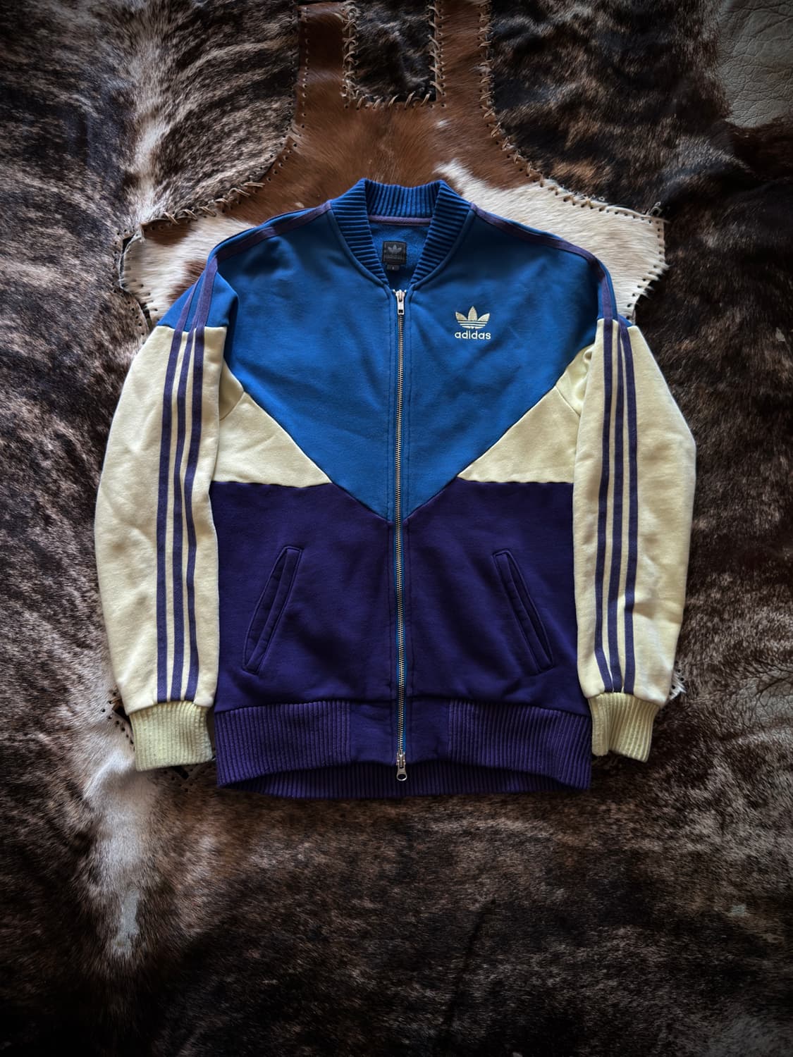 90‘s Adidas multicolor block track top 상품이미지1