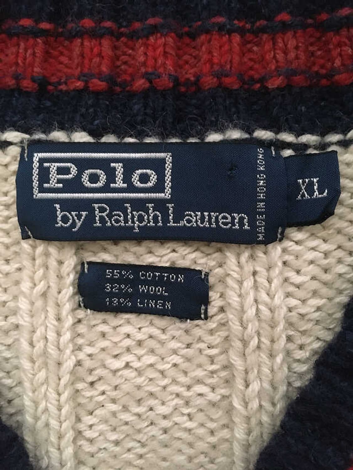 90s wool blended Cricket knit sweaters 상품이미지2