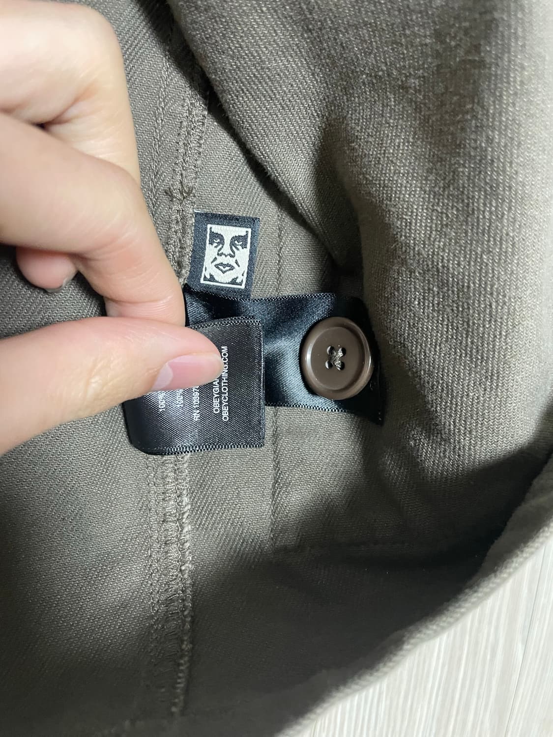 오베이 빈티지 셔츠 자켓 s판매  상품이미지4