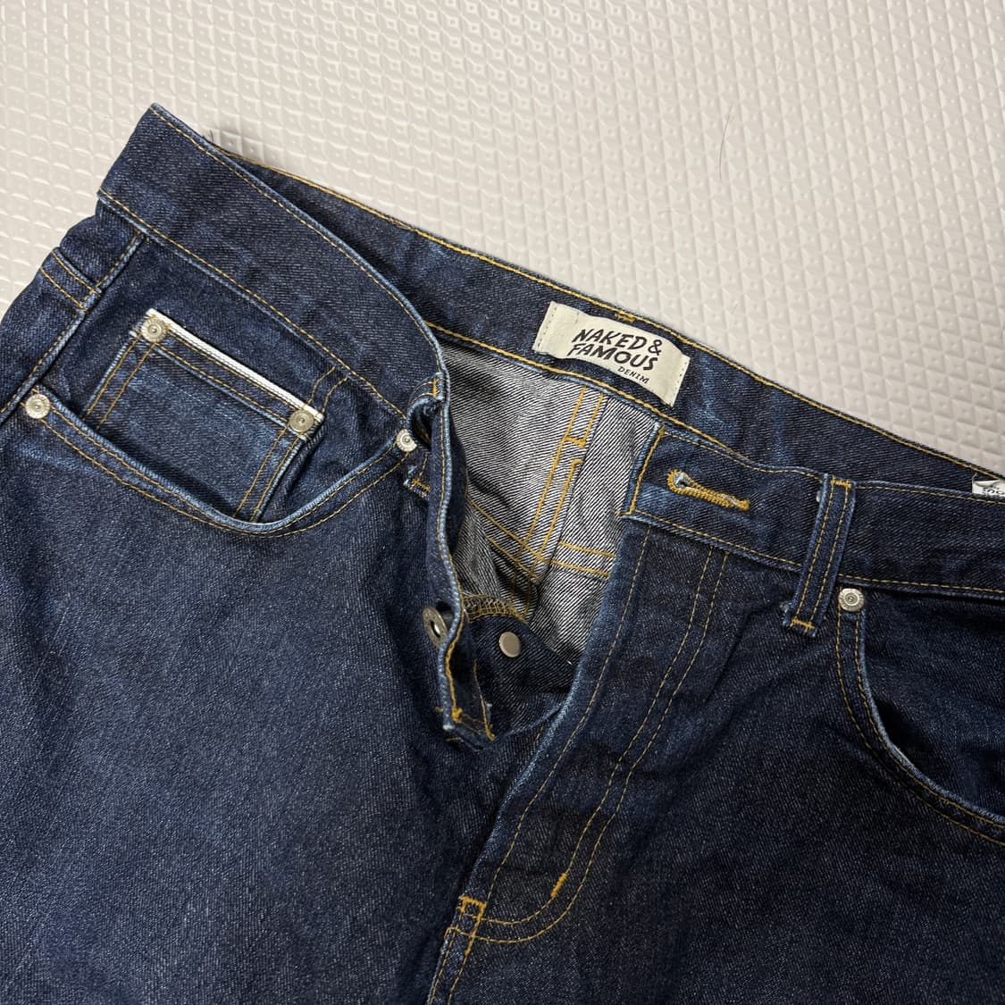 네이키드앤페이머스 스트롱가이 셀비지 데님34 상품이미지7