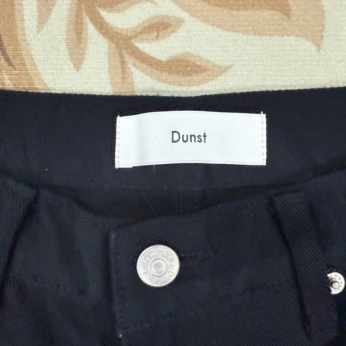 (우먼즈M)던스트 DUNST 코튼 블랙팬츠 상품이미지2