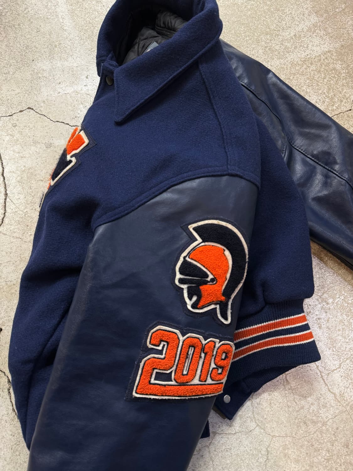 NEFF 울 레더 바시티 자켓 상품이미지4