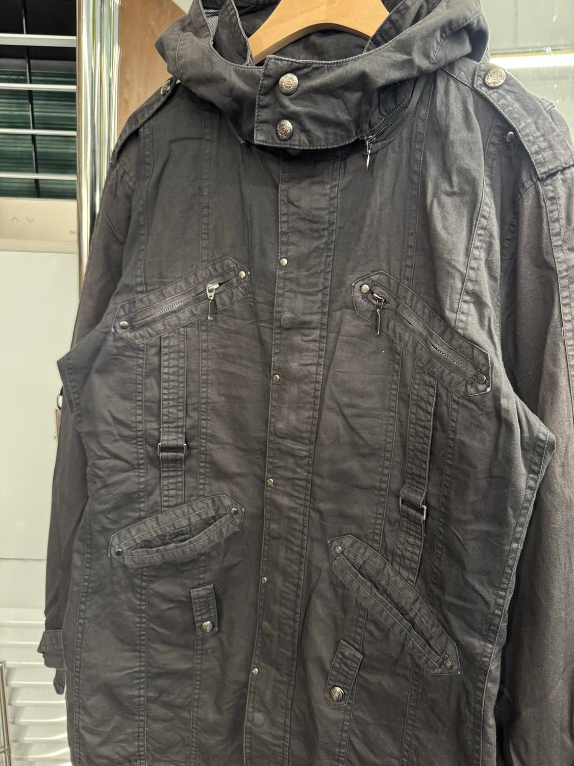 Splendid Satisfaction 빈티지 여성 후드 야상자켓 상품이미지2