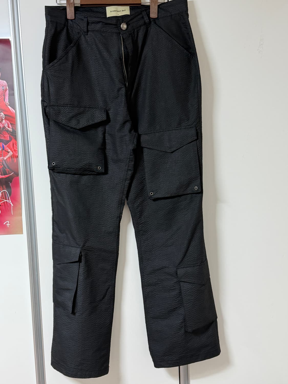 앤더슨벨 이타카타 카고 플레어 팬츠 apa639m(BLACK)  상품이미지4