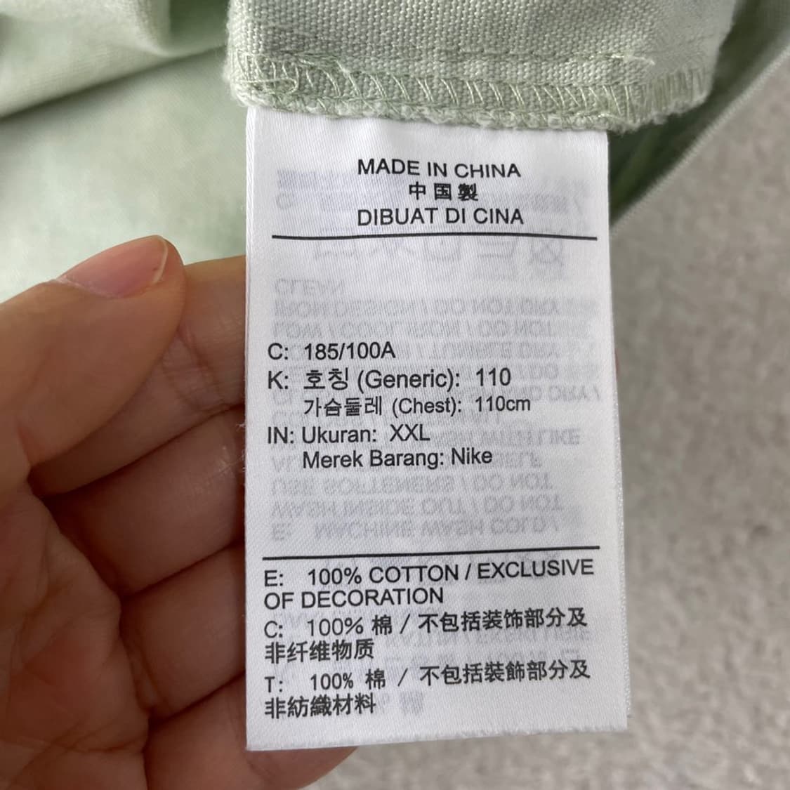 XXL 나이키 NSW 하프집 반팔카라티 110 상품이미지6