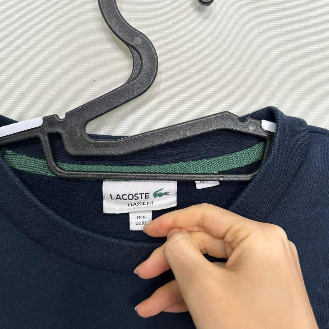 라코스테 남성 기모 맨투맨 XL  상품이미지2