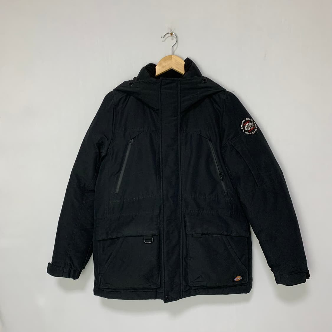 디키즈 후드 패딩 점퍼 블랙 s 빈티지 숏패딩 상품이미지1