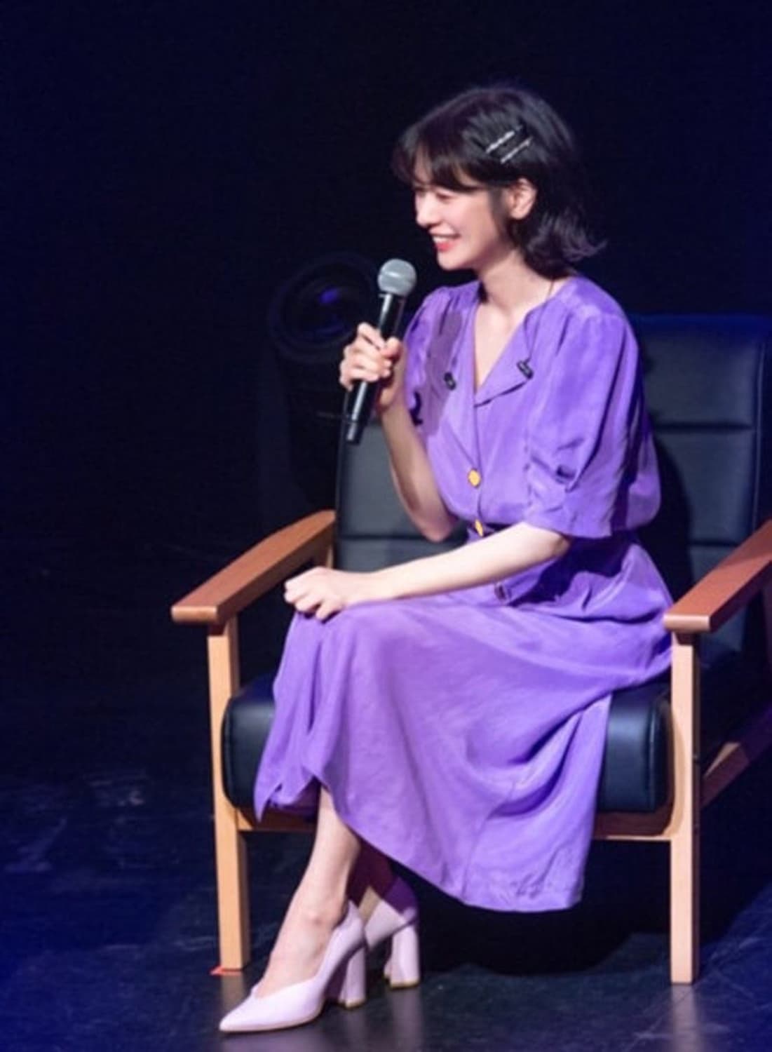 미드나잇서커스 큐프라 버튼 원피스 (보라색/F) 상품이미지2