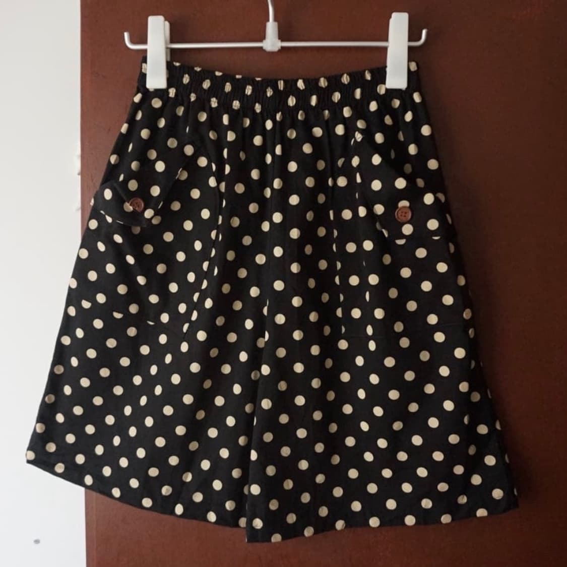 빈티지 도트 큐롯 숏팬츠 상품이미지2