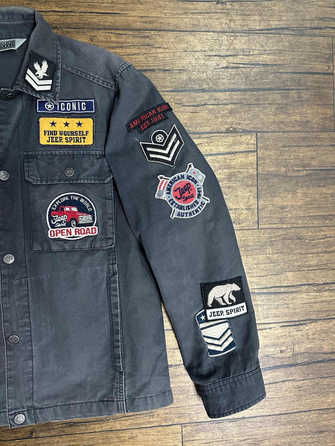 Jeep Spirit 패치 빈티지자켓 L(100) 상품이미지2