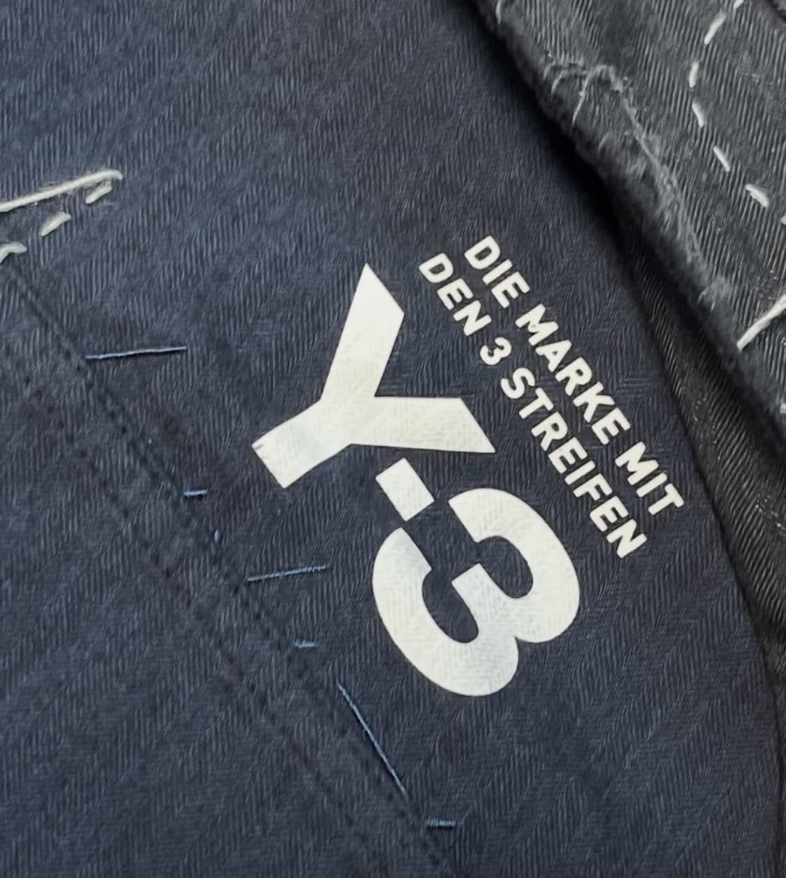 Yohji Yamamoto Adidas 요지야마모토 H본 투톤 데님팬츠 상품이미지5