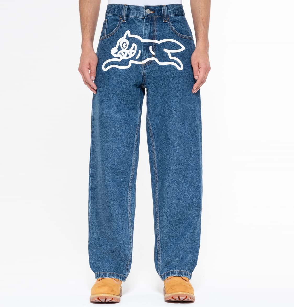 [30,32,34]BBC 아이스크림 26ss 러닝 도그 데님 팬츠/블루 상품이미지1