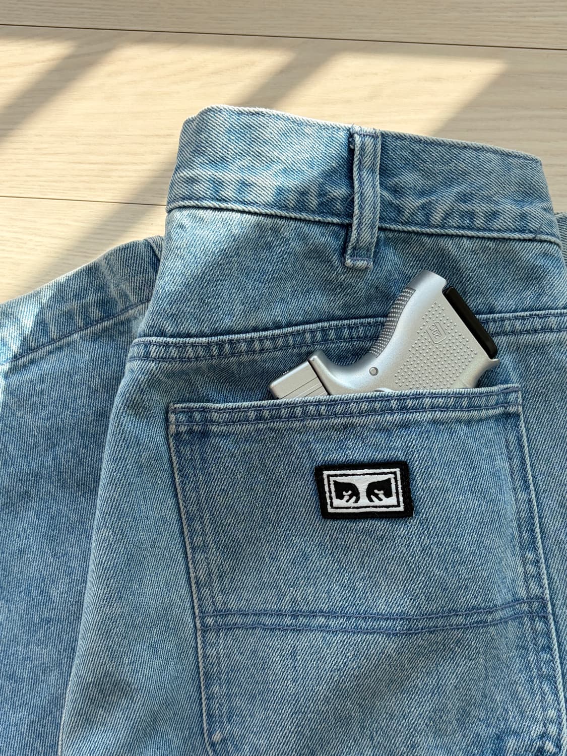 Obey 오베이 카펜터 워크웨어 연청 데님 30 상품이미지1