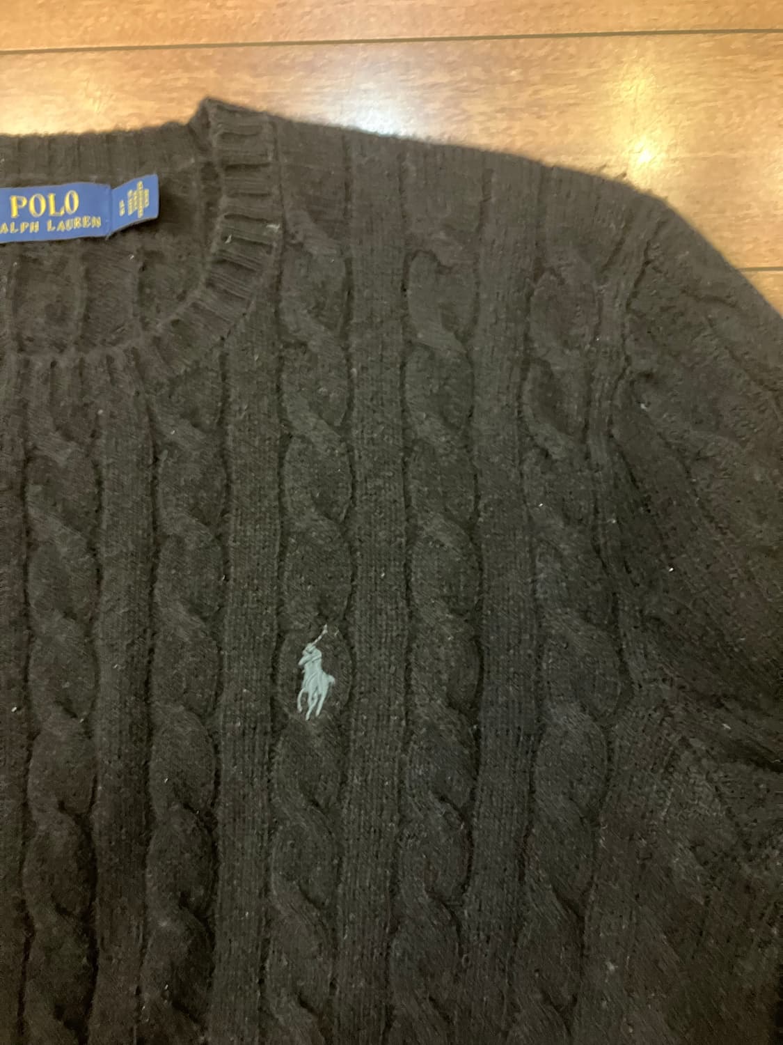 폴로랄프로렌 꽈배기 니트 L 상품이미지3