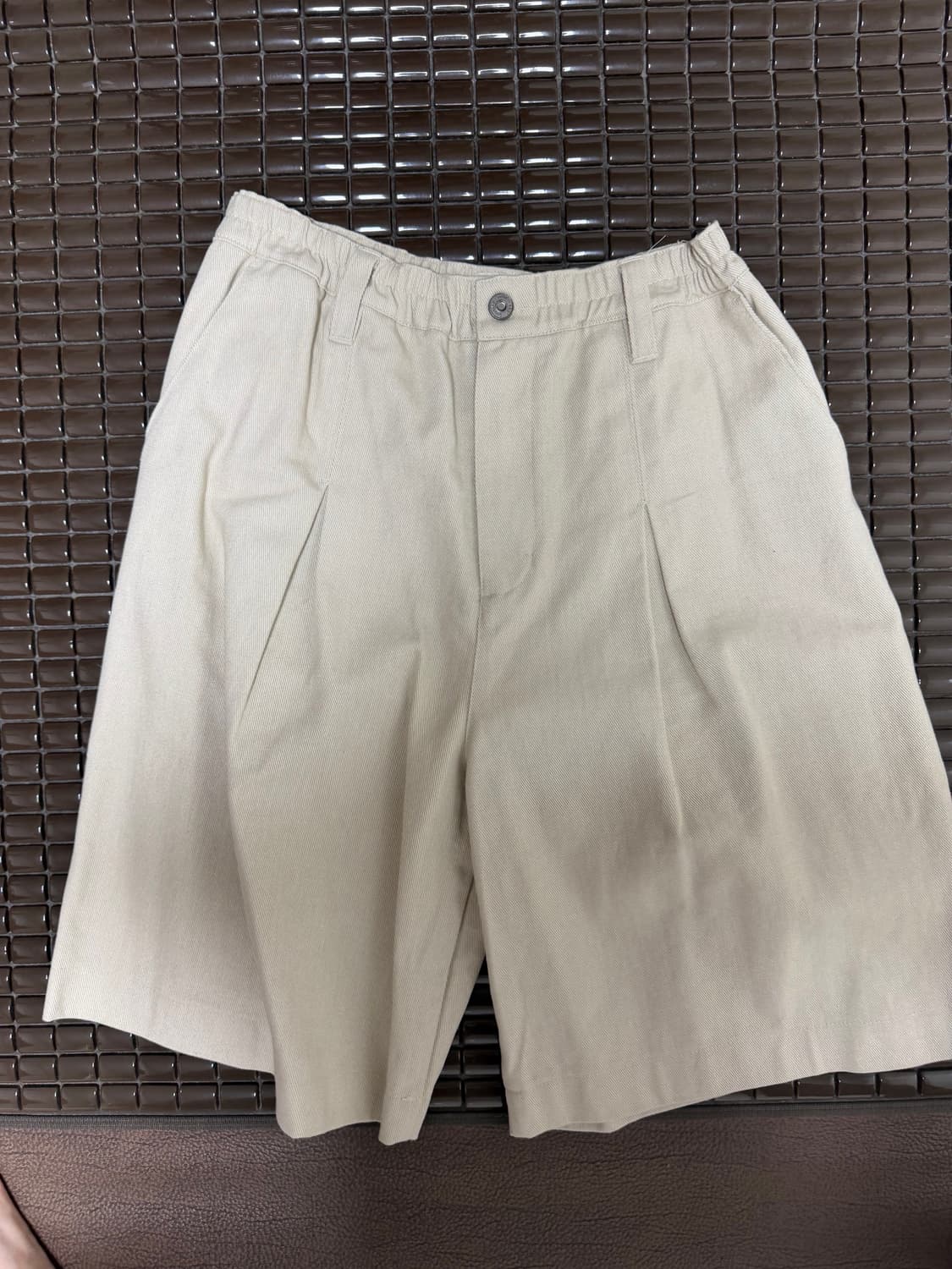 이스트서비스샵 워크 코튼 버뮤다 팬츠 - 베이지 48 상품이미지2