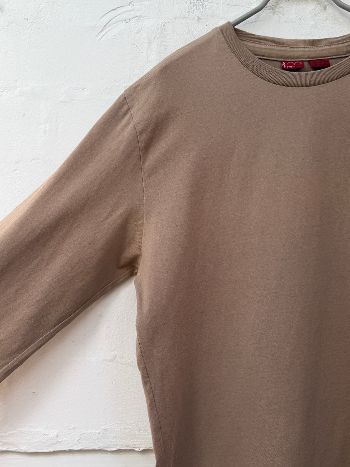 Levis type 1 리바이스 타입원 피그먼트 긴팔티 브라운 L 상품이미지5