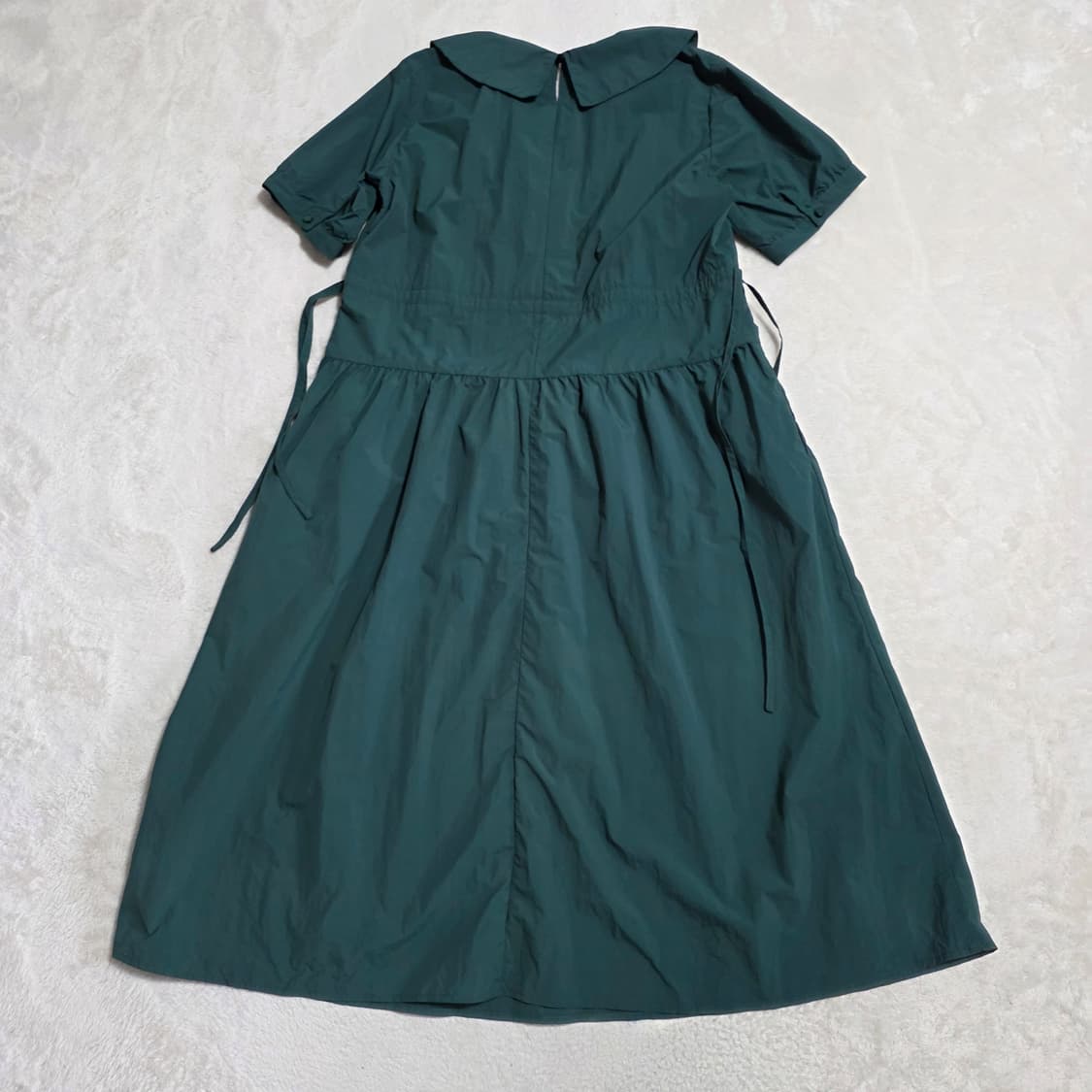 (66)여성 SOUP 바스락 반팔 원피스 그린 여름 상품이미지3