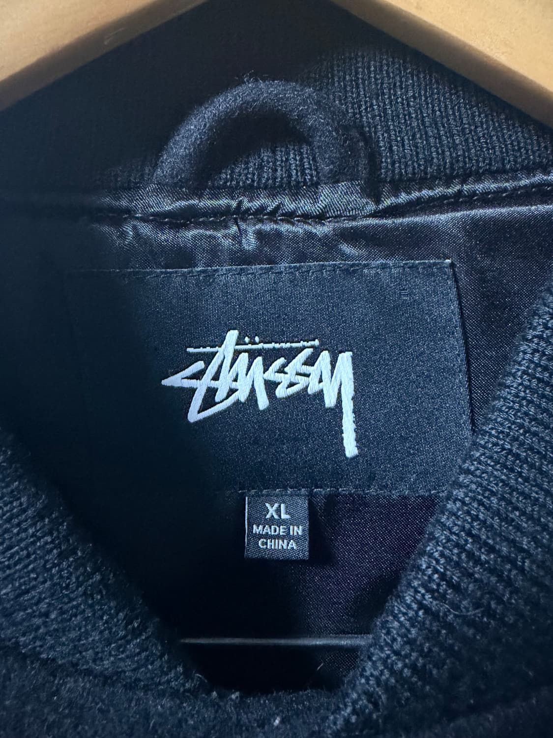 스투시 꼼데가르송 바시티 xl 상품이미지9