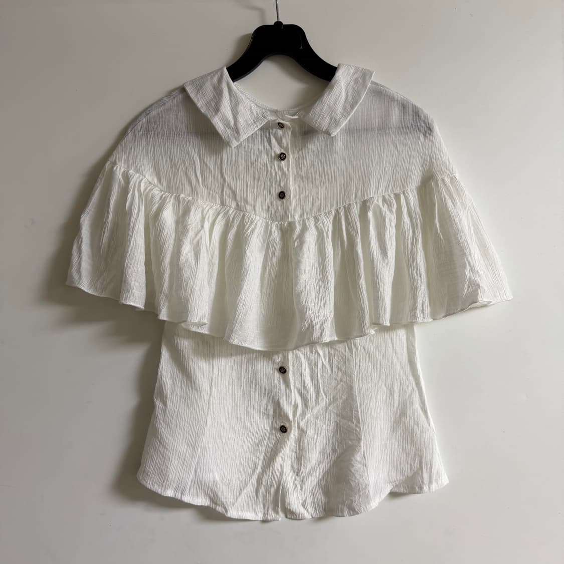 새상품 여자 케이프 카라 블라우스 상품이미지1