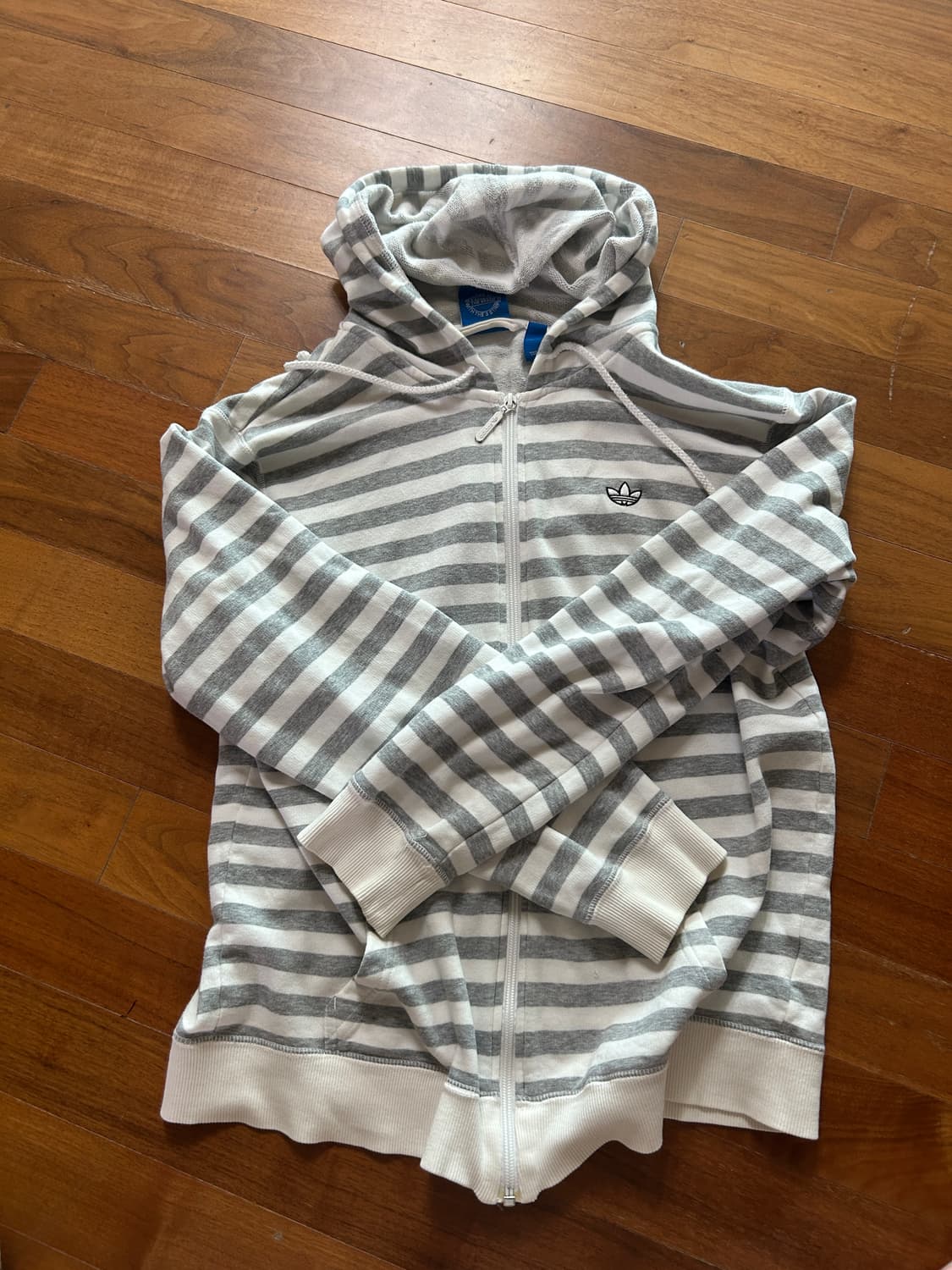 아디다스 스트라이프 후드집업 상품이미지2