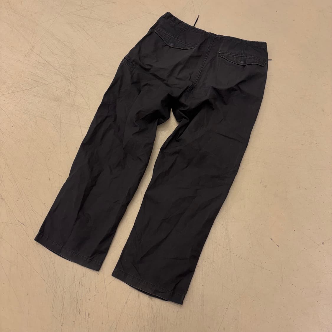 유니클로 스냅 코튼 와이드 팬츠 상품이미지3