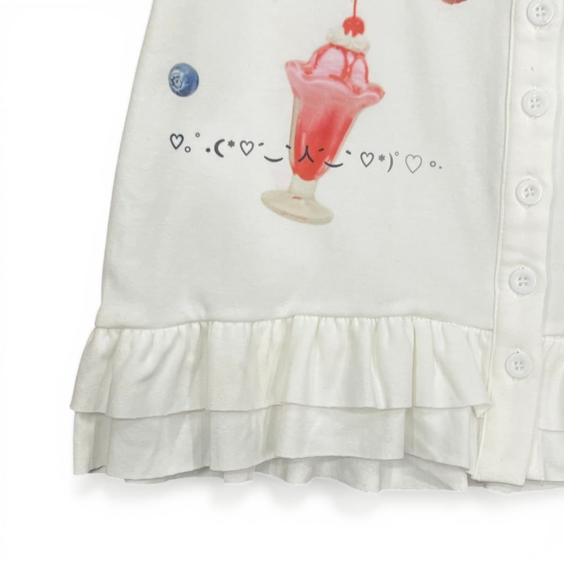 White Frill Dessert Cardigan 상품이미지4