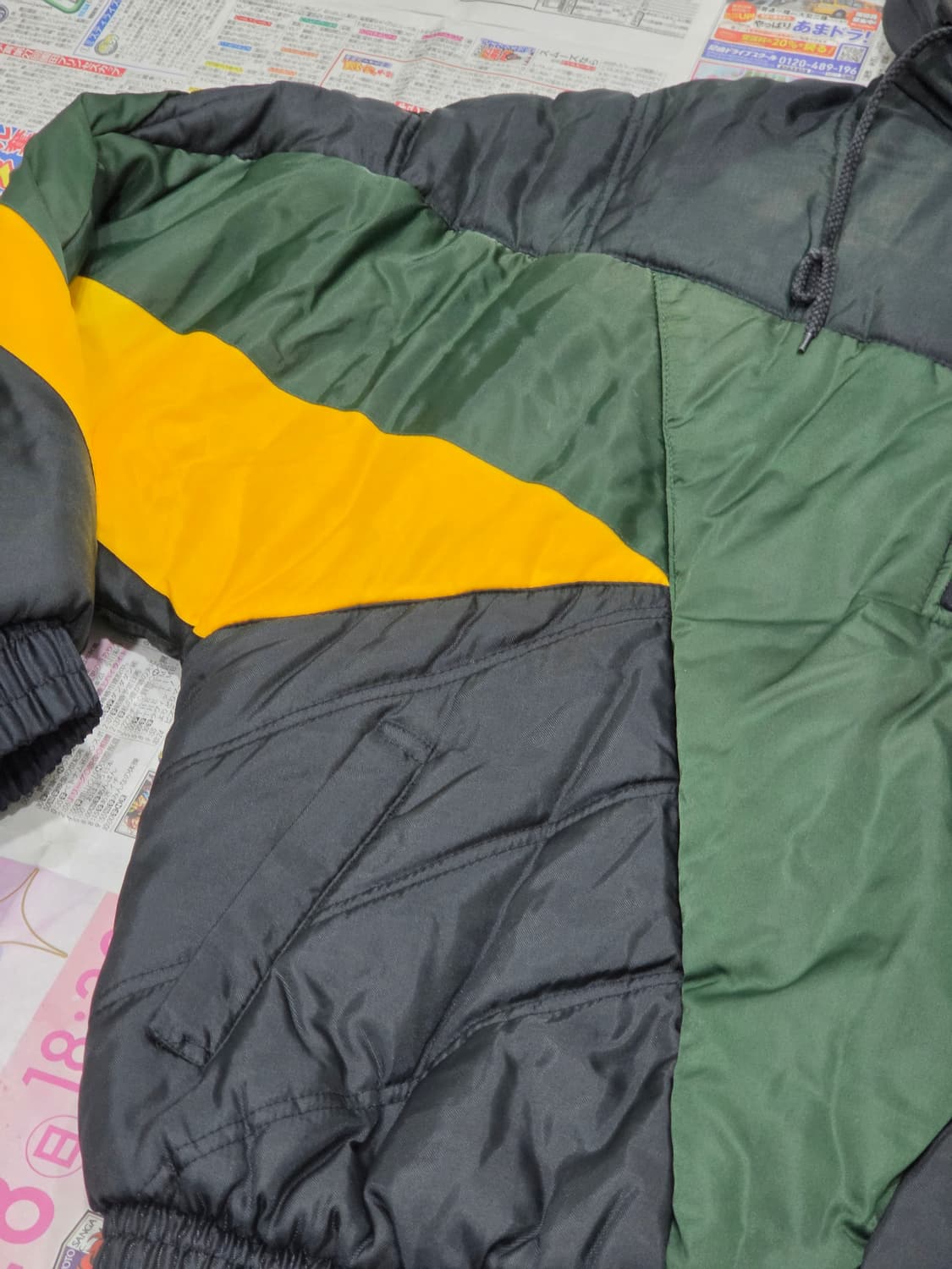 90's PRO PLAYER 그린베이패커스 하프집업 M 상품이미지3