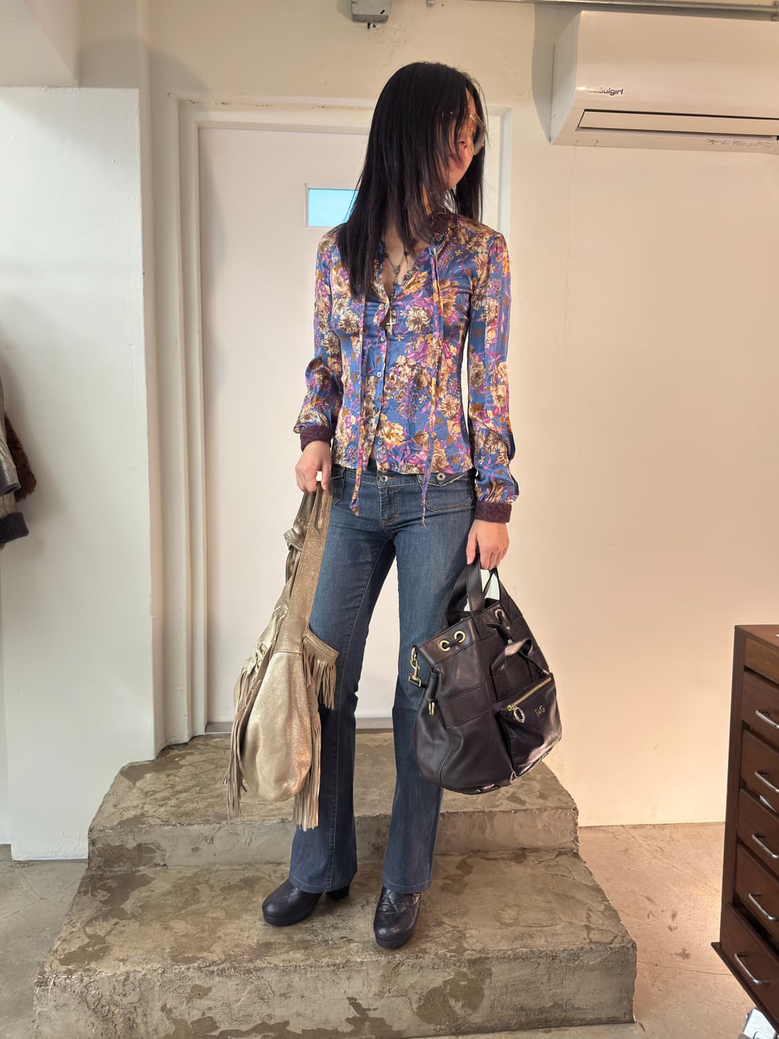 Dolce&Gabbana Floral Silk Blouse/ 38 상품이미지3