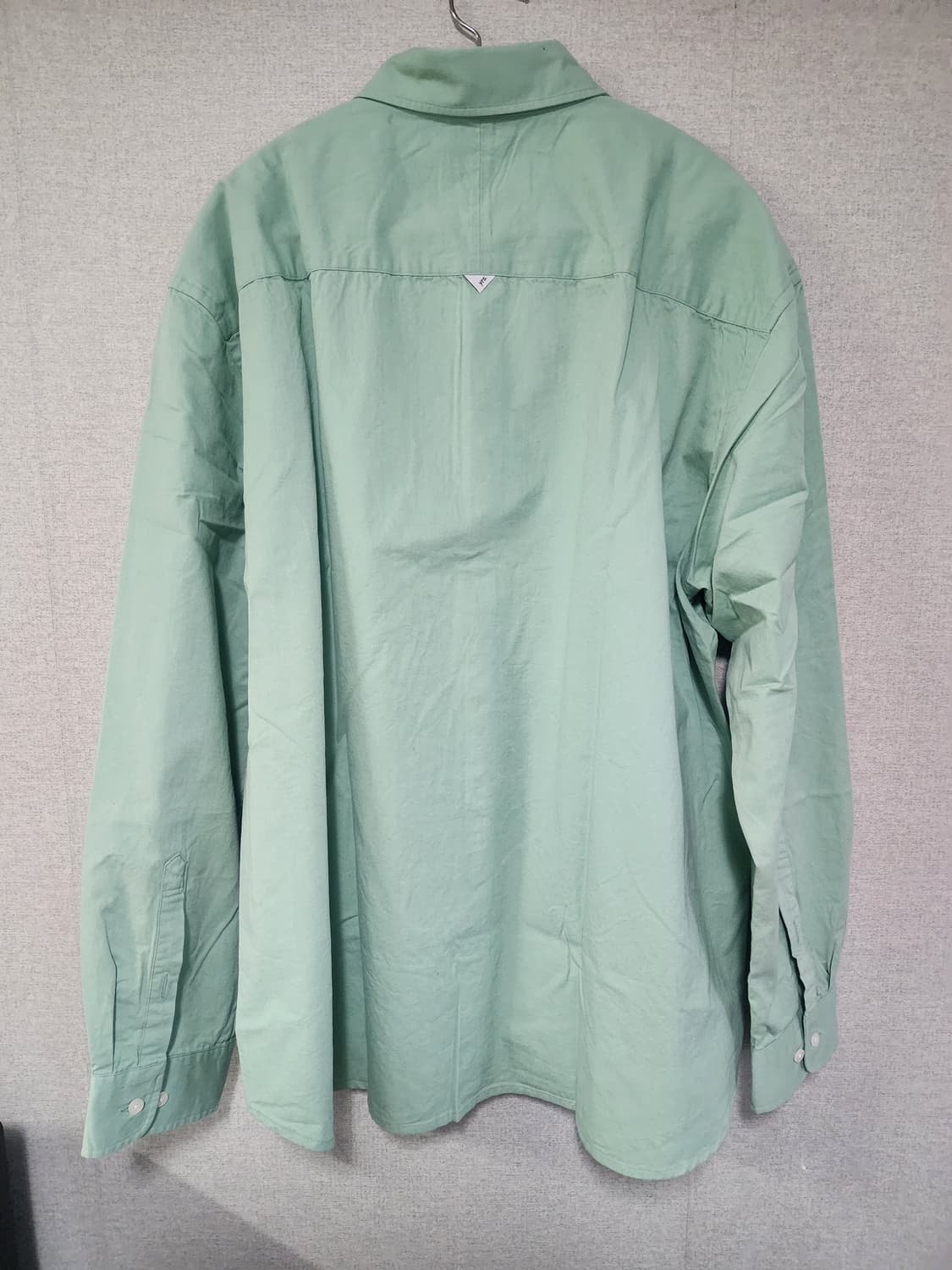 [3,L][새상품] 이얼즈어고 코튼 드릴 포이카 셔츠 민트 상품이미지4