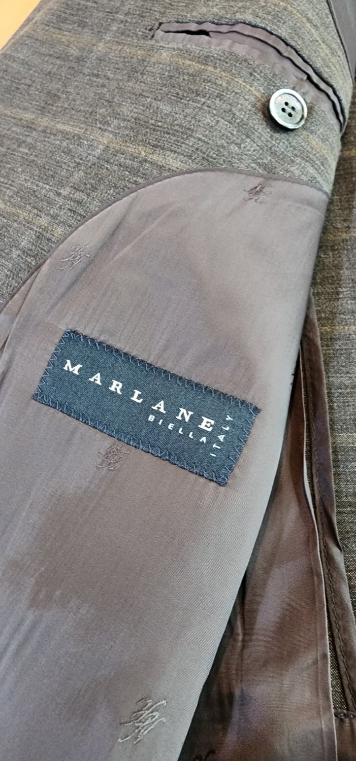 니나리찌 체크 자켓 L 상품이미지9