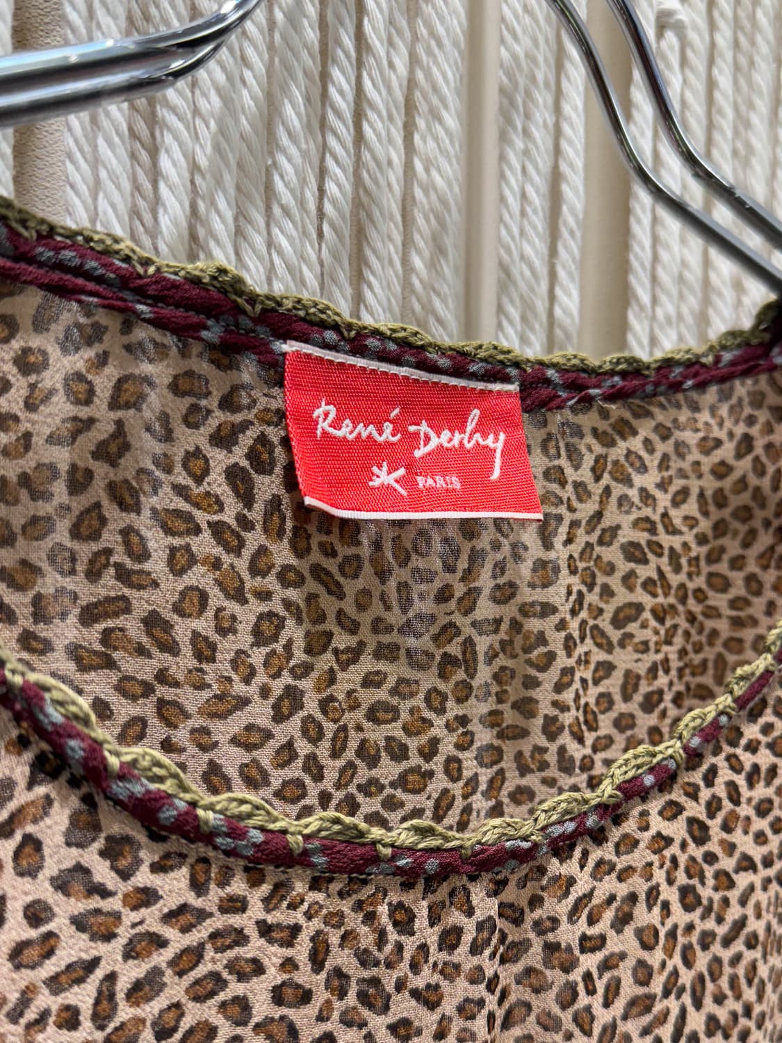 Leopard See-Through Top 0071 상품이미지6