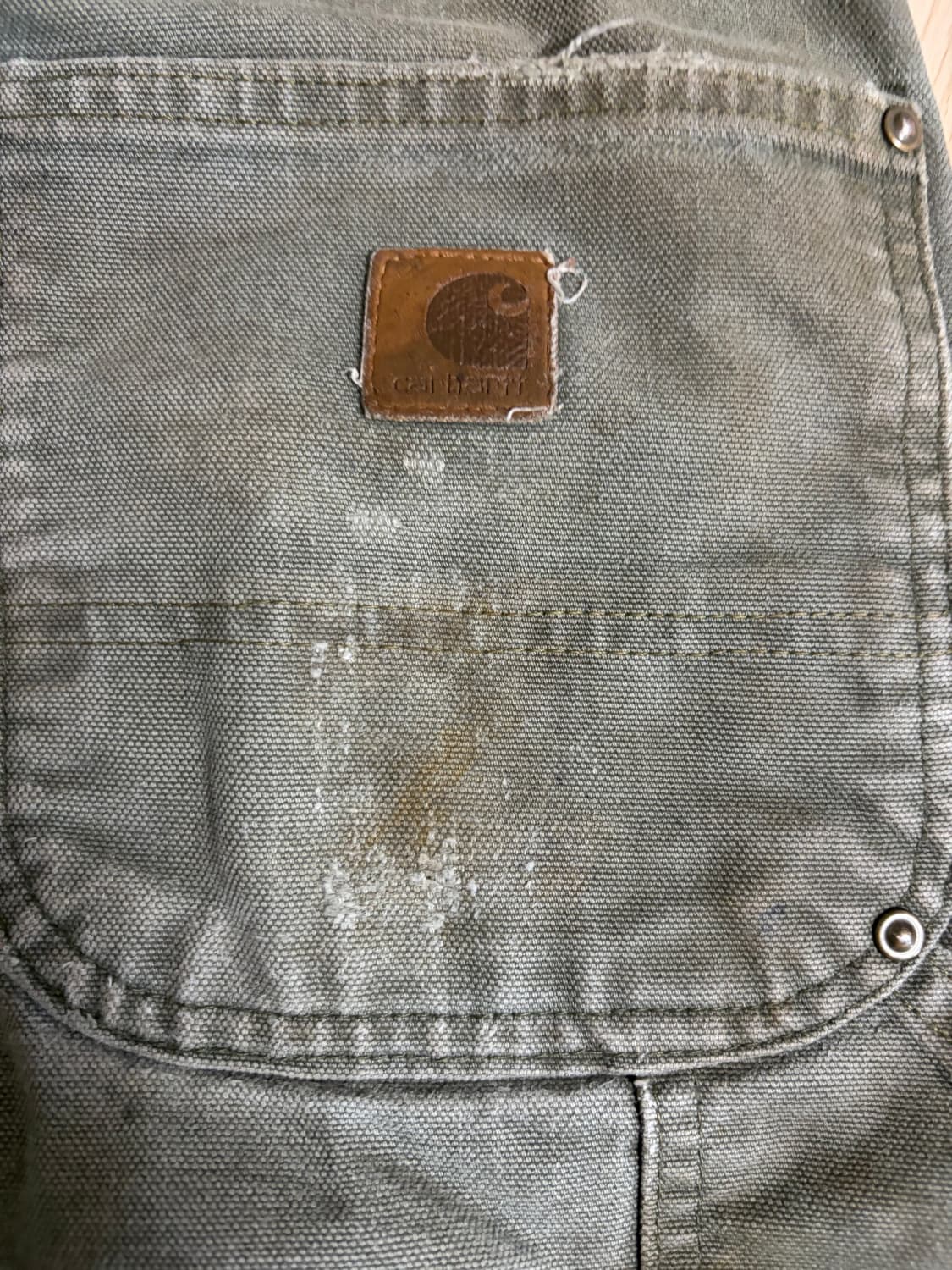 빈티지 칼하트 더블니 모스그린 36/30 상품이미지6