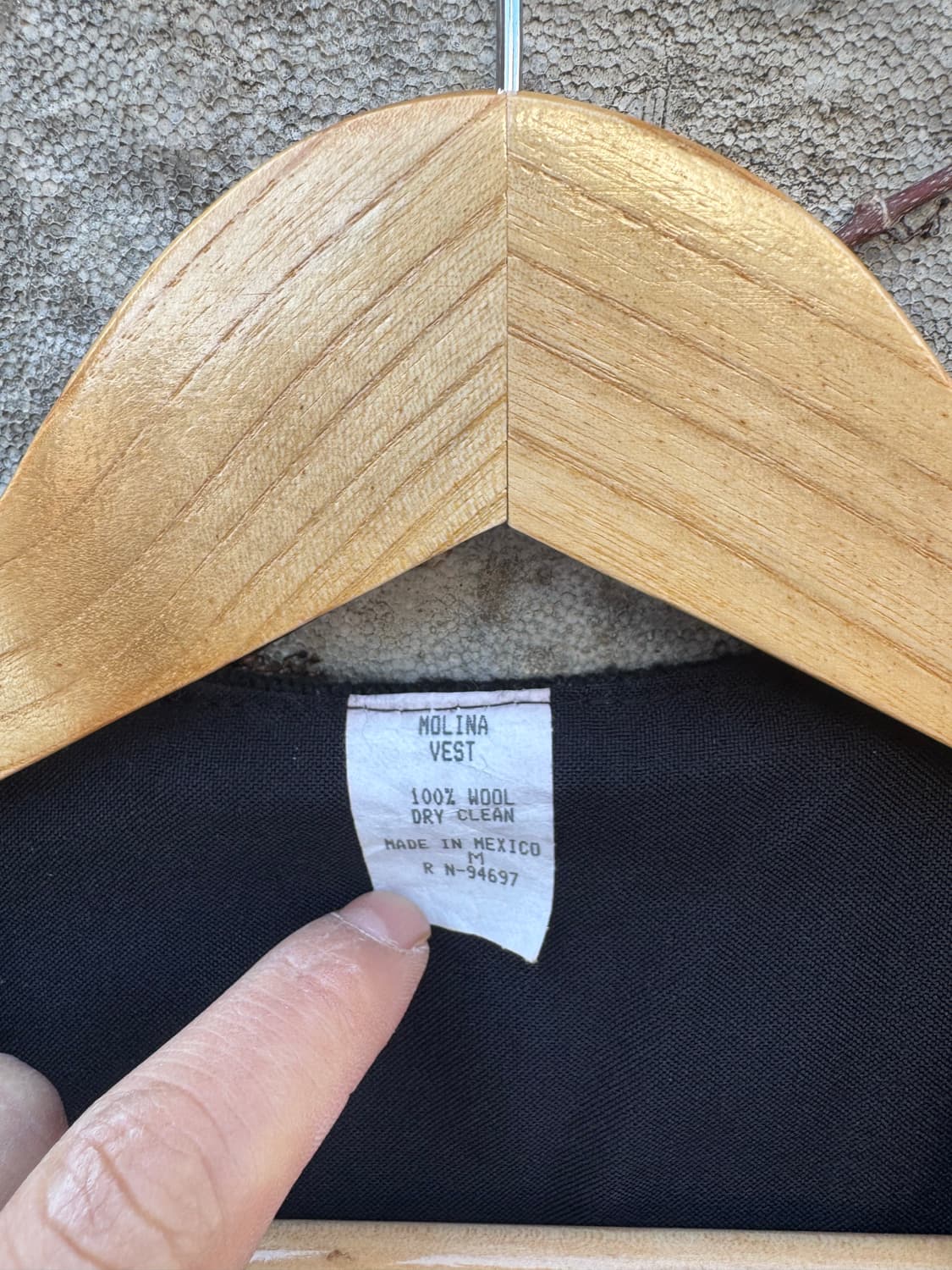 80s molina 빈티지 멕시코 러그 오르테가 치마요 베스트 조끼 상품이미지6