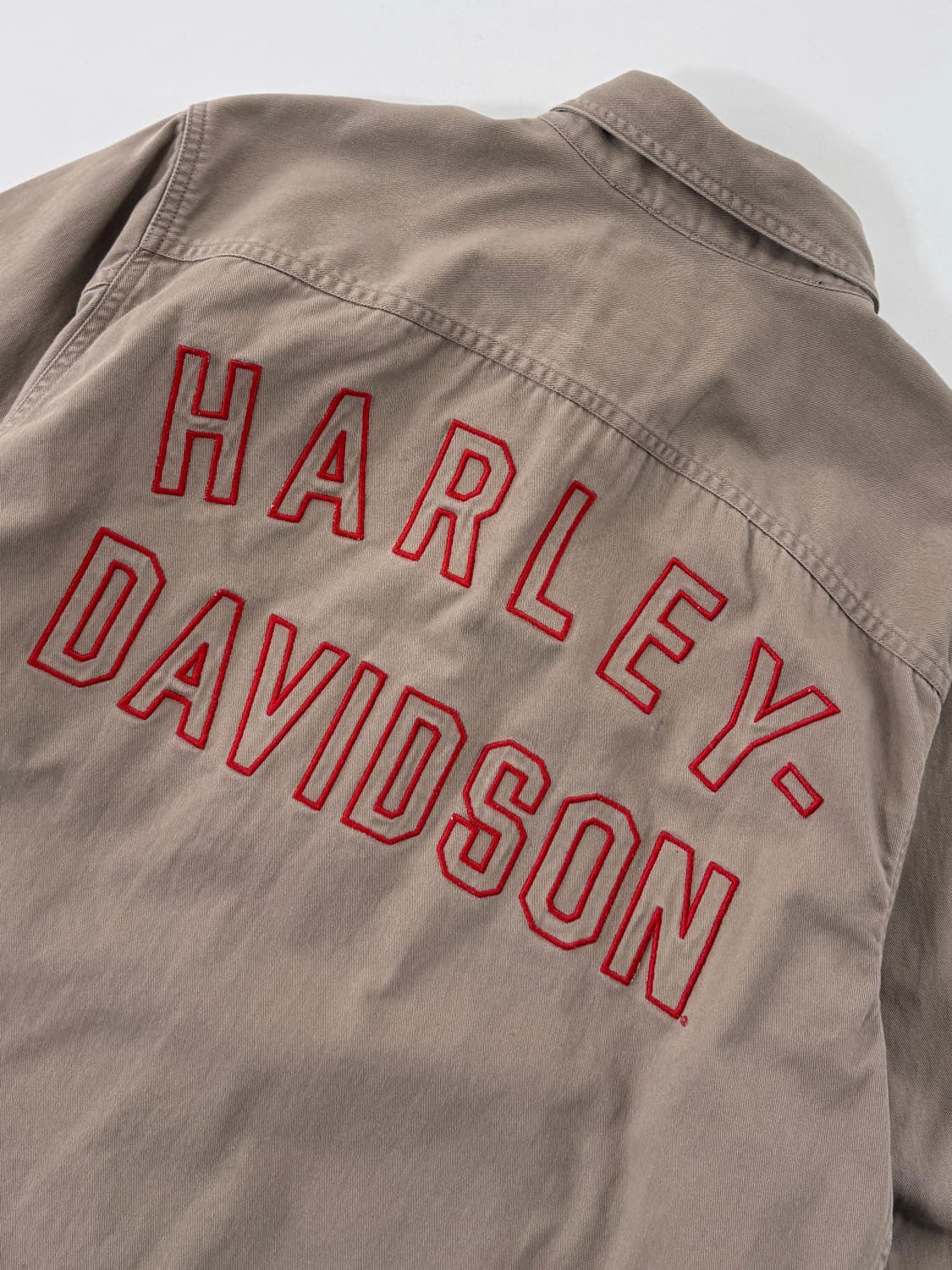 할리데이비슨 코튼 트윌 지수 빅로고 워크 셔츠 상품이미지3
