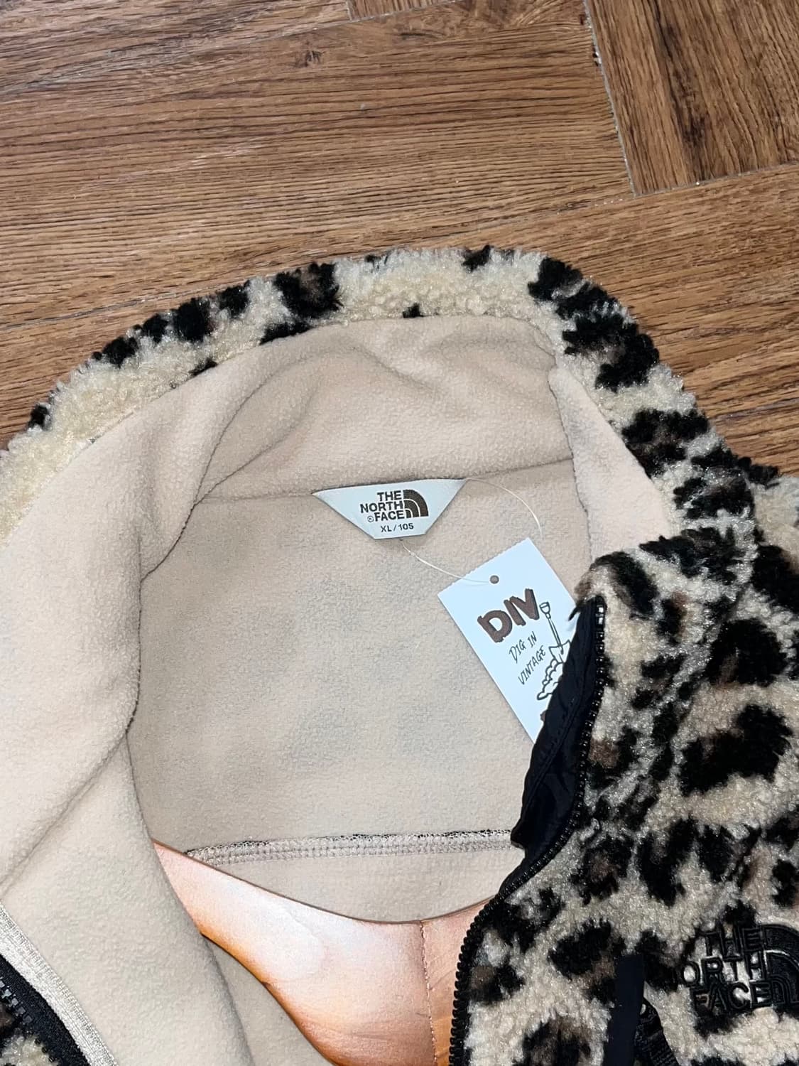 노스페이스 화이트라벨 레오파드 플리스 자켓 상품이미지8