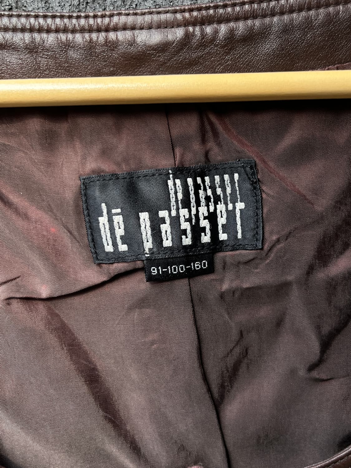 90s De Passer 천연 소가죽 베스트  상품이미지5