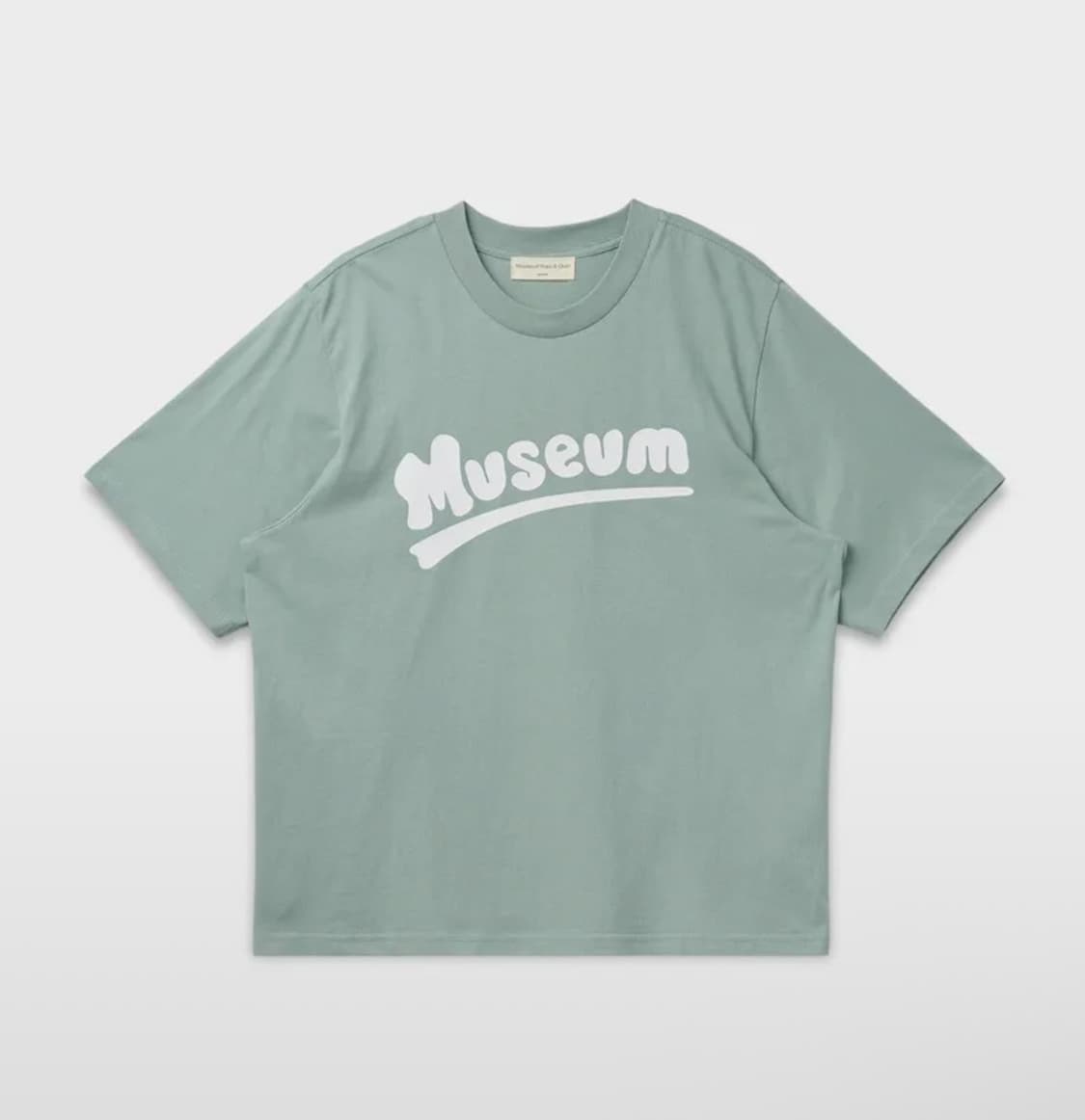 뮤지엄 로고 프린트 반소매 티셔츠 S 상품이미지1