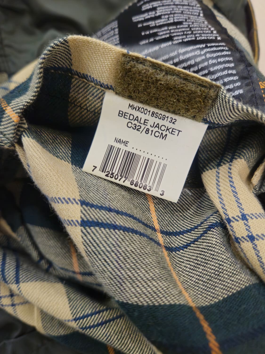 바버 BARBOUR 비데일 왁스 자켓 PN7737 상품이미지10